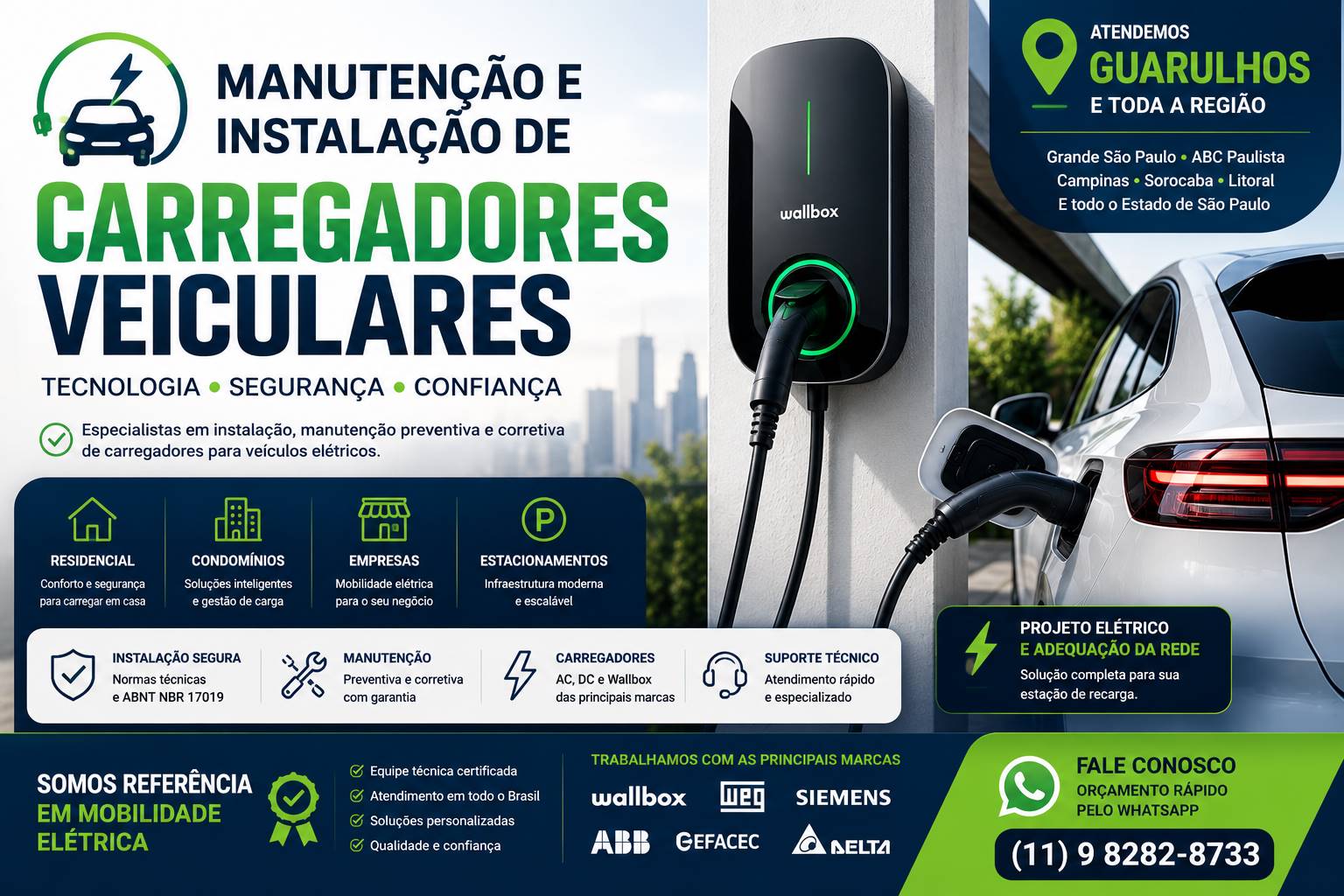 Testes de calibração em carregadores veiculares